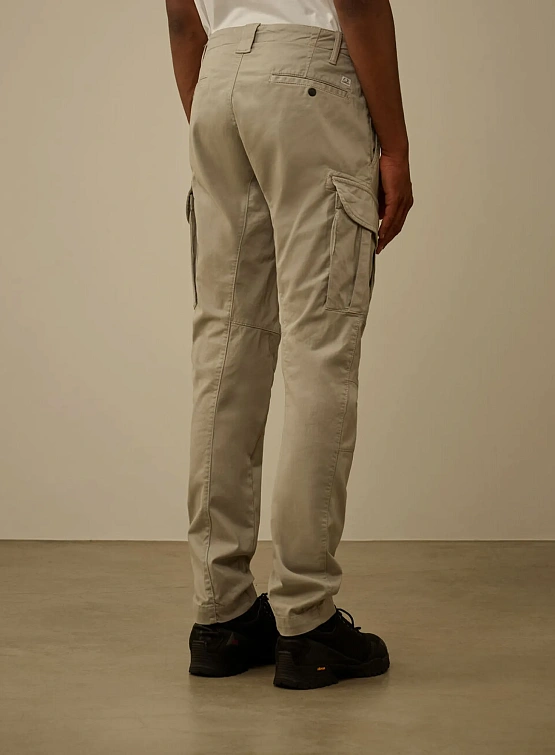 Брюки C.P. Company Stretch Sateen Ergonomic Lens Cargo London Fog
