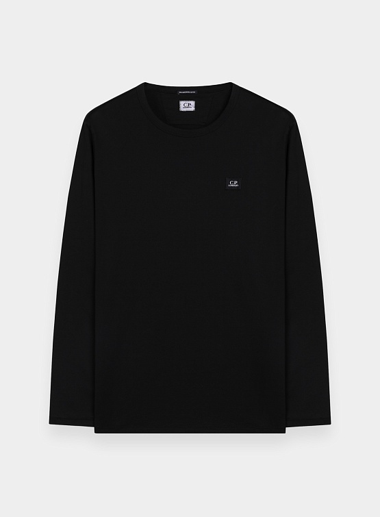 Лонгслив C.P. Company 70/2 Mercerized Jersey Black