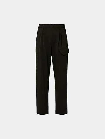 Брюки C.P. Company Wool Gabardine Loose Cargo Black