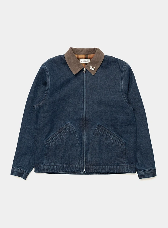 Джинсовая куртка Carne Bollente Moto Rabbit Washed Blue