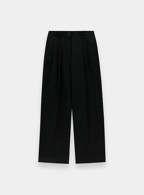 Женские брюки LE17SEPTEMBRE Claire Cotton Twill Black