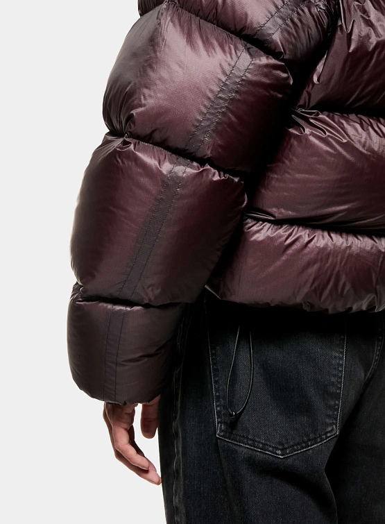 Пуховик MKI MIYUKI ZOKU Translucent Funnel Neck Bubble Raisin