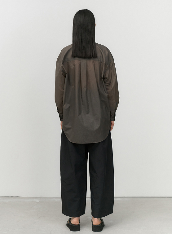 Женские брюки AMOMENTO Three Tuck Banding Black