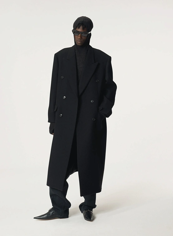 Пальто Recto Classic Tailored Double Breasted Black