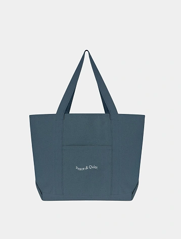 Тоут MUSEUM OF PEACE & QUIET WORDMARK BOAT TOTE Slate