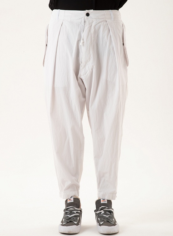 Брюки NemeN Mega Overpant Pleated Low Ultra Light Grey