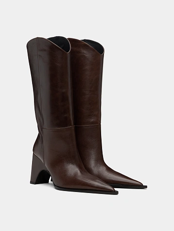 Женские сапоги Coperni Cowboy Bridge Brown