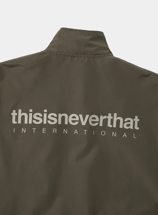 Ветровка thisisneverthat INTL. Team Jacket Brown