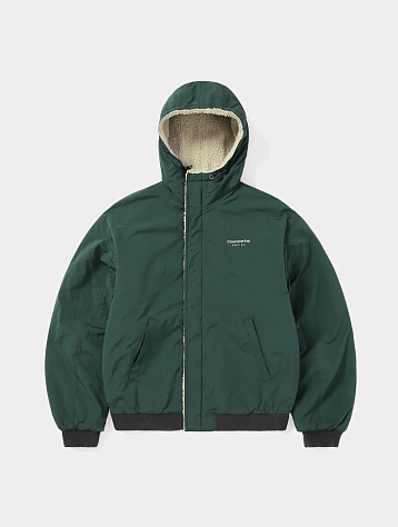 Двусторонняя Флисовая Куртка thisisneverthat Reversible Sherpa Jacket Green