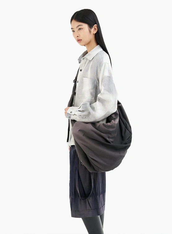 Сумка JIYONGKIM Sun-Bleached Draped Shoulder Black