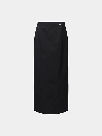 Женская юбка MM6 Maison Margiela Long Wool Black