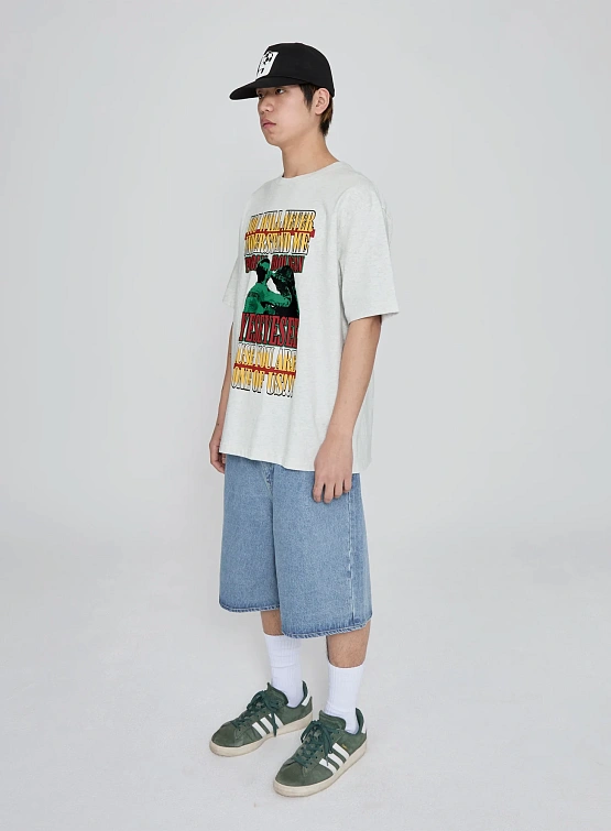 Футболка YESEYESEE Y.E.S Hooligan Tee Light Grey