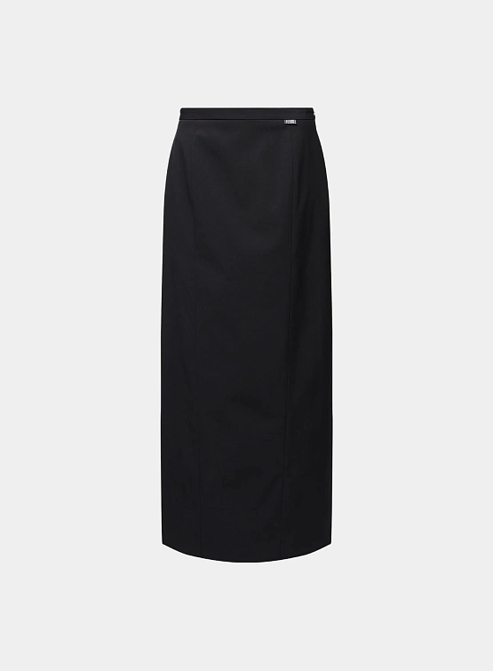 Женская юбка MM6 Maison Margiela Long Wool Black