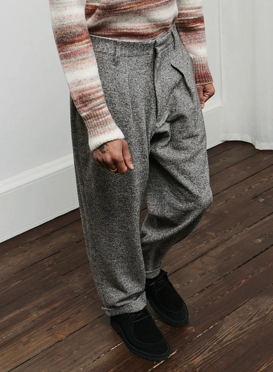 Брюки RANRA Fold Wool Chino Major Brown