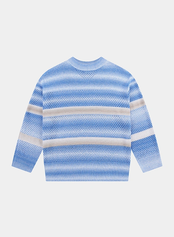 Женский джемпер System Color Block Crochet Blue