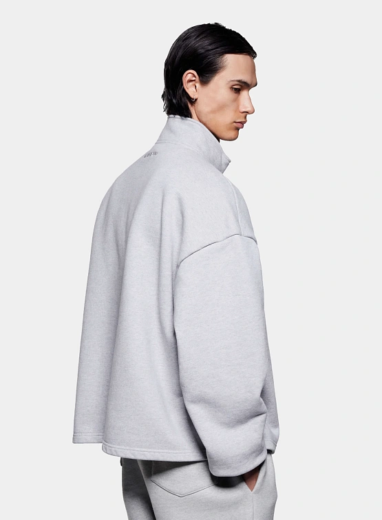 Халф-зип MKI MIYUKI ZOKU 800 GSM Superweight Grey