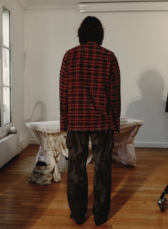 Рубашка 424 Flannel Embroidered Red