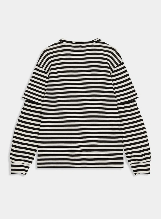 Женский лонгслив OPEN YY Layered Stripe Black