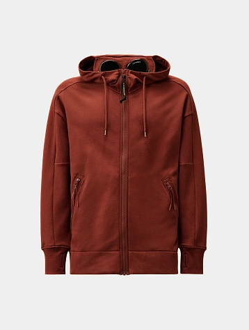 Зип-худи C.P. Company Diagonal Raised Fleece Goggle Sable