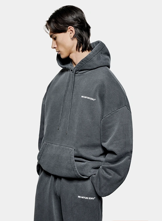 Худи MKI MIYUKI ZOKU Uniform Hoody Pigment Black