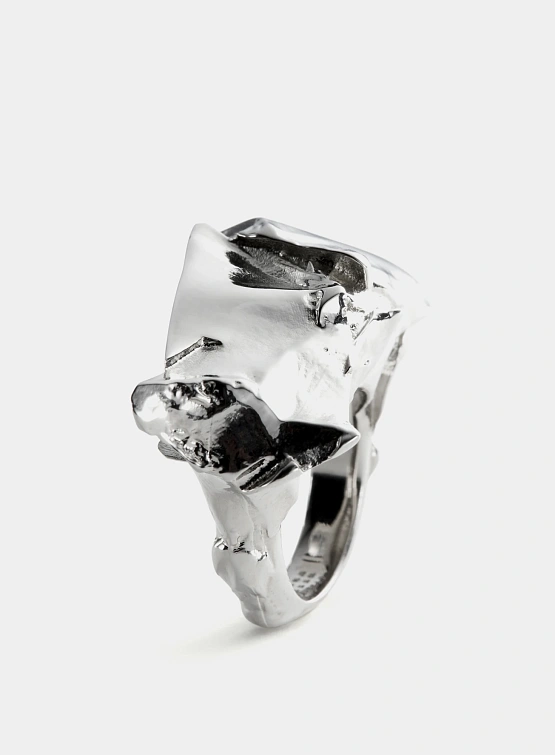 Кольцо MM6 Maison Margiela Molten Rock Ring