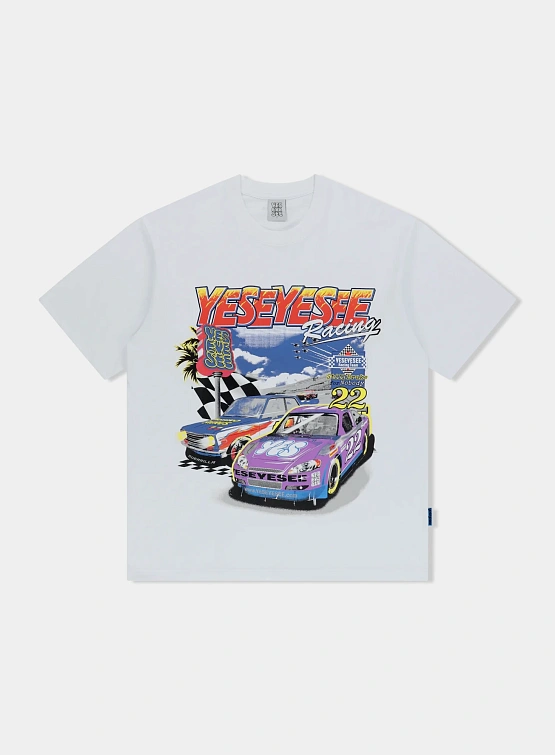 Футболка YESEYESEE Racing Tee White