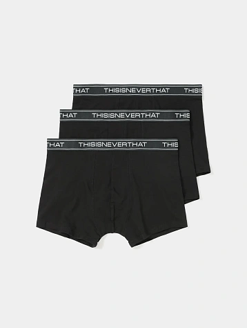 Трусы thisisneverthat Cotton Briefs 3Pack Black