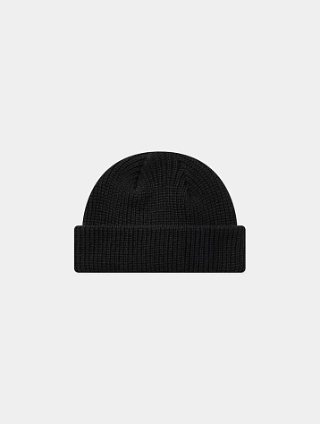 Шапка LMC Label Short Beanie Black