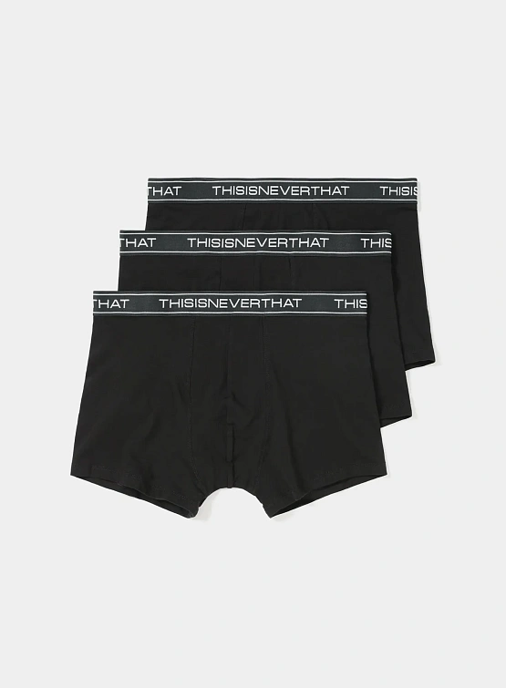 Трусы thisisneverthat Cotton Briefs 3Pack Black