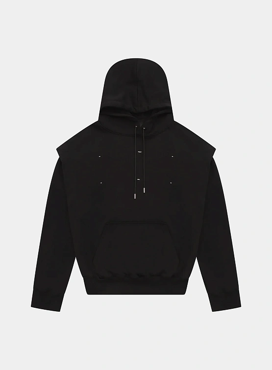 Худи HELIOT EMIL Outline Logo Hoodie Black