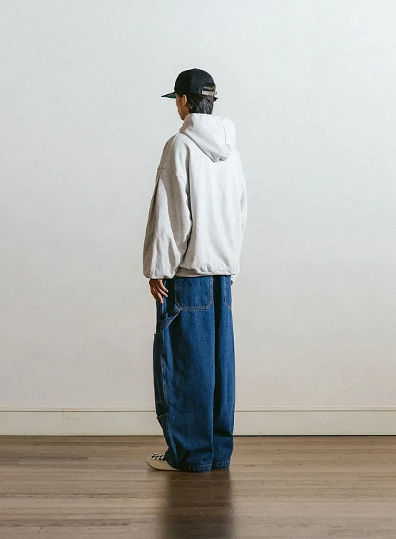 Худи ANGLAN Valley Layered Hoodie White Melange