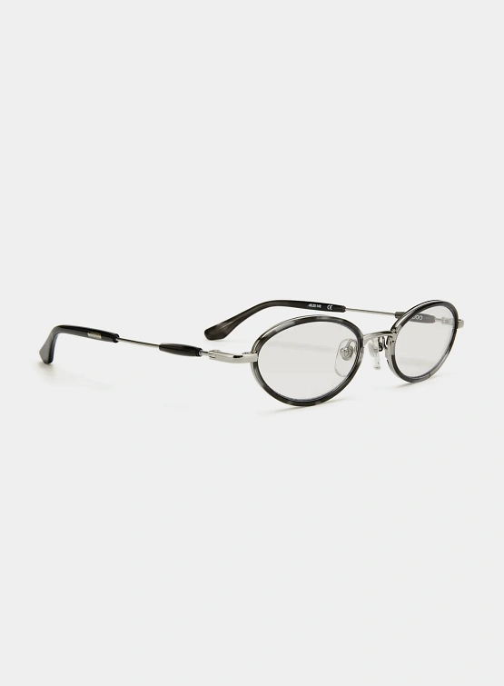 Очки Bonnie Clyde Voodoo Silver Black Tortoise & Clear Lens