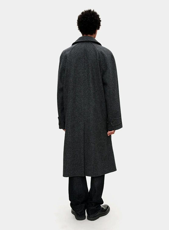 Пальто A.P.C. Solid-Colour With Raglan Sleeves Anthracite
