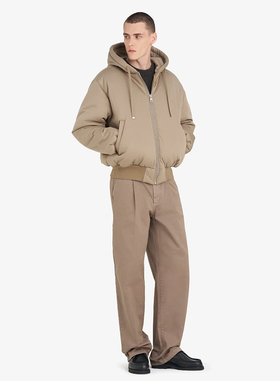 Бомбер Études Interlock Beige