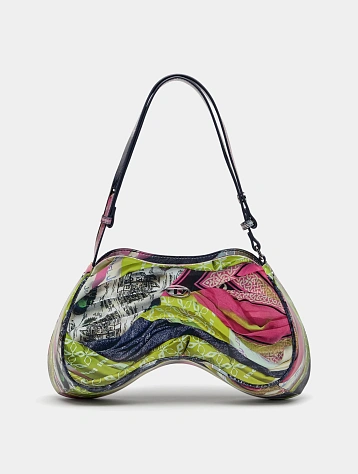 Женская сумка Diesel Play Shoulder Lime/Pink