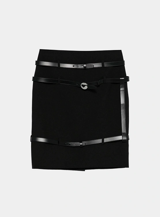 Женская юбка Coperni Multi Belt Black