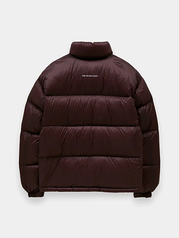 Пуховик MKI MIYUKI ZOKU Translucent Funnel Neck Bubble Raisin