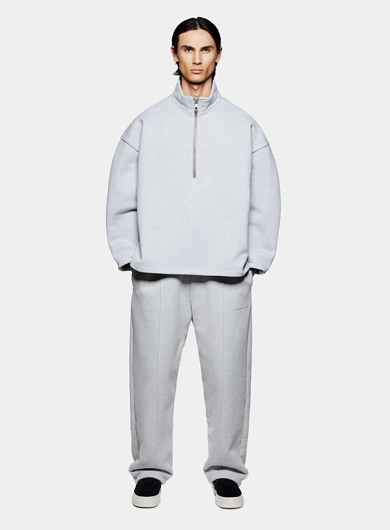 Халф-зип MKI MIYUKI ZOKU 800 GSM Superweight Grey