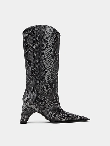 Женские сапоги Coperni Cowboy Bridge Grey/Black