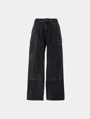 Брюки JUUN.J Denim Painter Pants Black