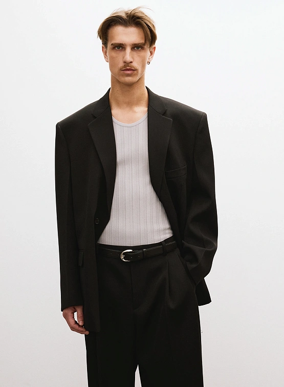 Пиджак Recto Oversize Single Breasted Wool Black