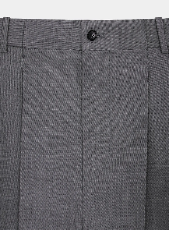 Шорты Hed Mayner Pleated Shorts Medium Grey