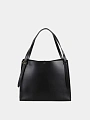 сумка-тоут coperni belt logo tote black