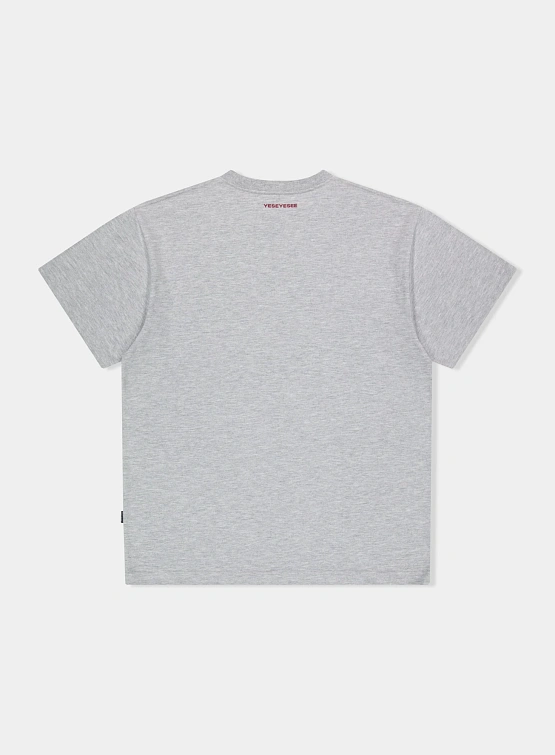 Футболка YESEYESEE Geometric Logo Tee Grey