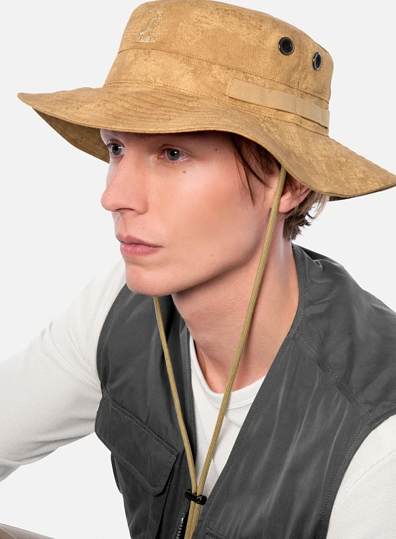 Панама Kangol Salvaged Outdoor Hat Beige