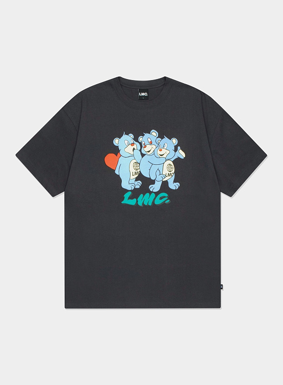 Футболка LMC Triangle Bear Tee Charcoal