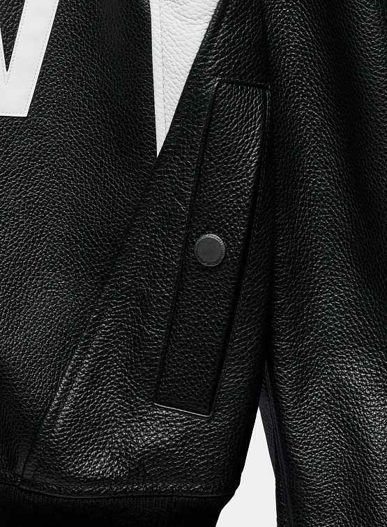 Кожаная куртка ALPINESTARS RSRV The Chief Bomber Blk/Wh/Red