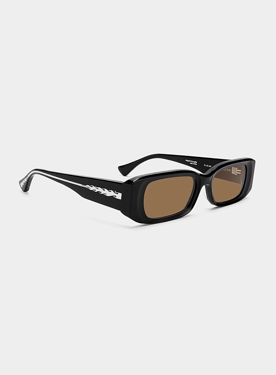 Очки Bonnie Clyde Double Slap Black & Brown Lens