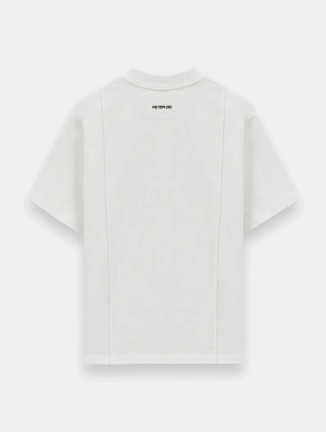 Женская футболка Peter Do Creased Oversized Tee White