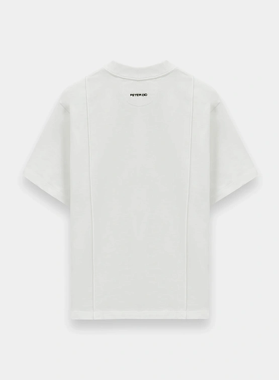 Женская футболка Peter Do Creased Oversized Tee White
